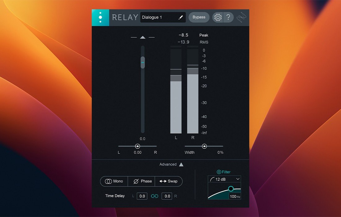 iZotope Relay screenshot 1